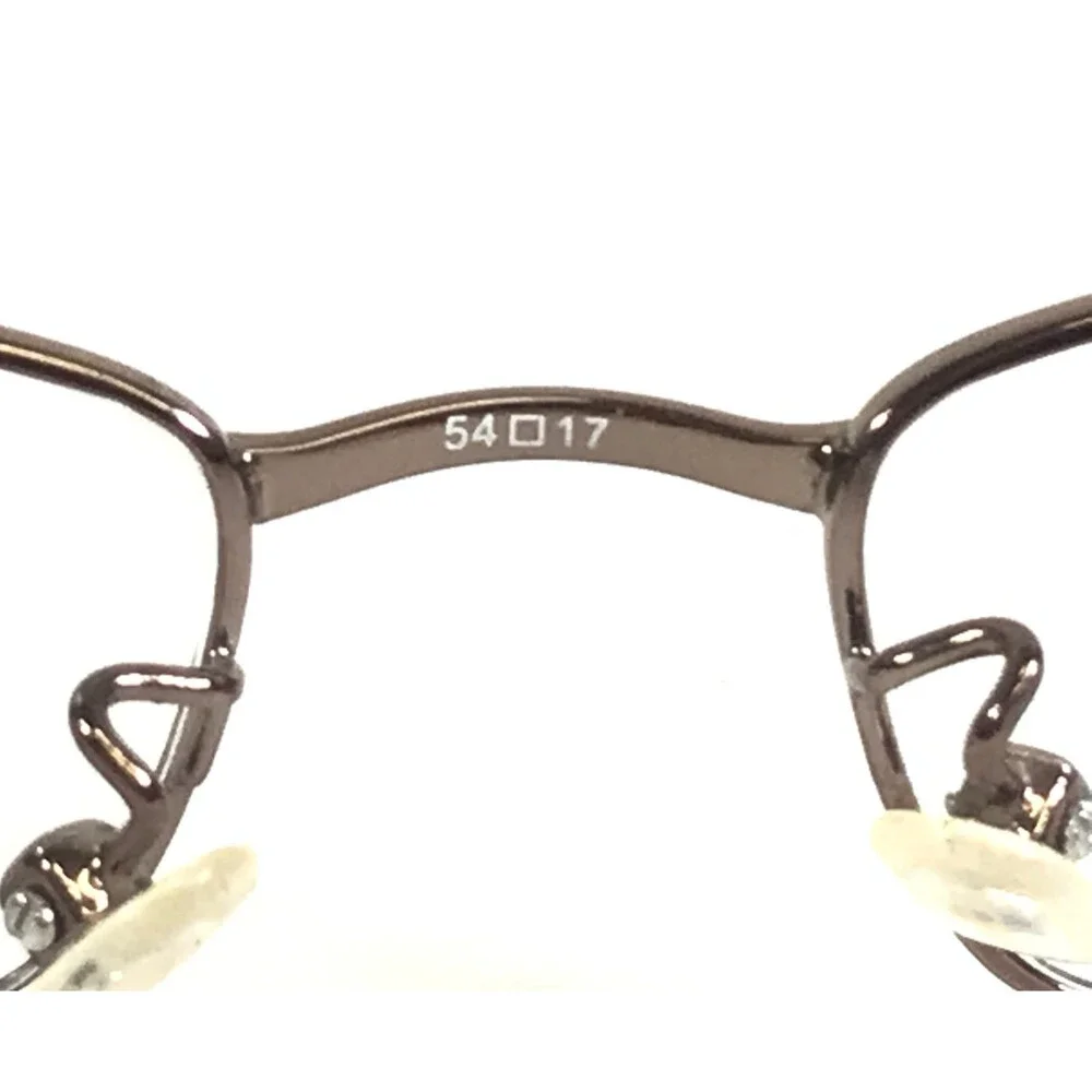 BCBGMAXAZRIA Eyeglasses Frames G-AYANA SAND Brown Gold Rectangle 54-17-135
